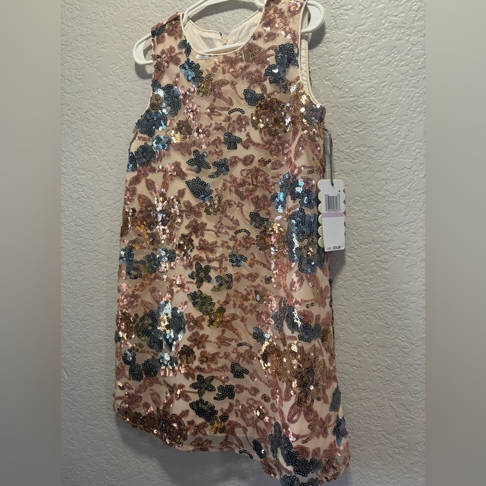 Kids Nannette Sequin dress NWT SIZE 6 - Picture 2 of 6